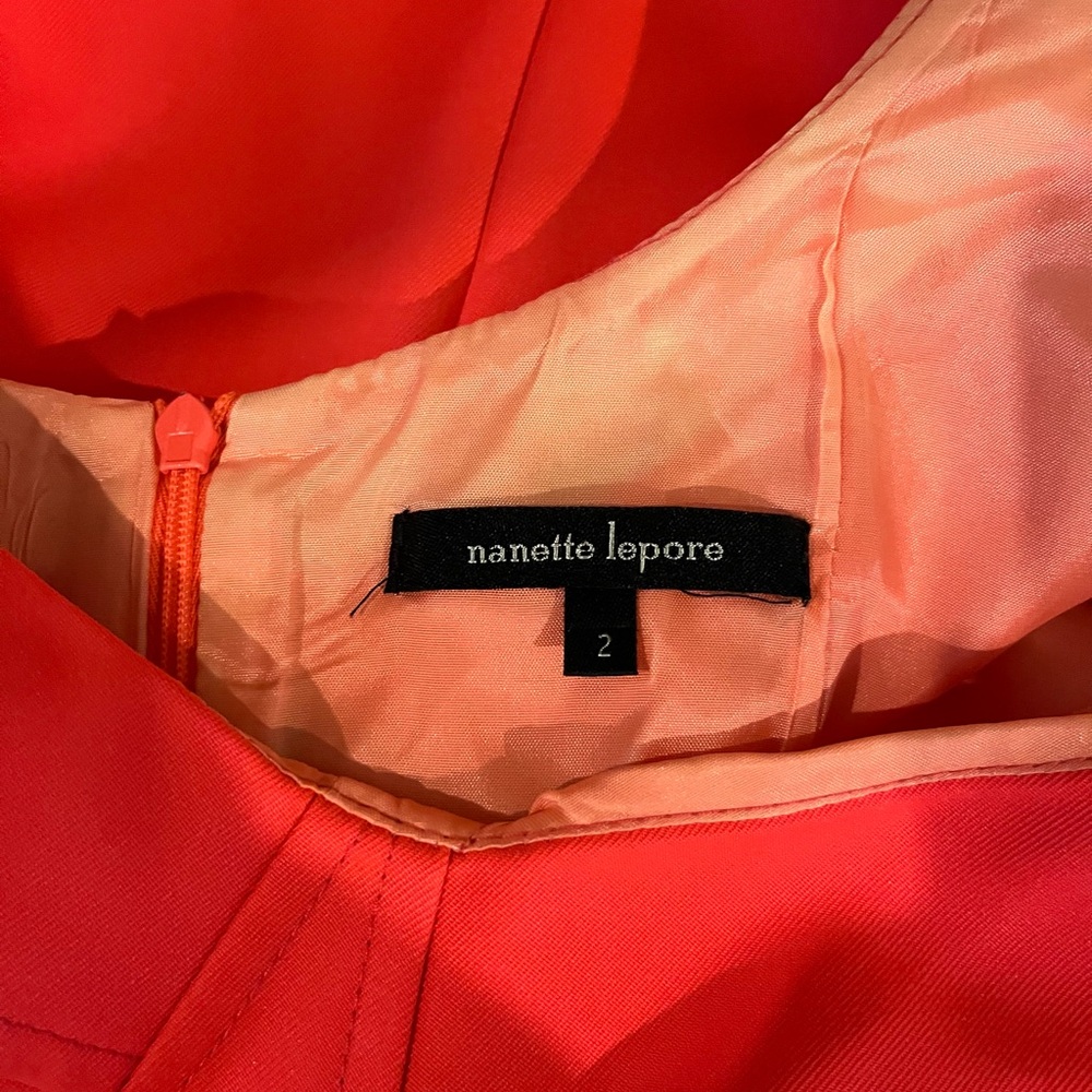 Nanette Lepore Bustier Mini Dress in Poppy - Picture 3 of 6